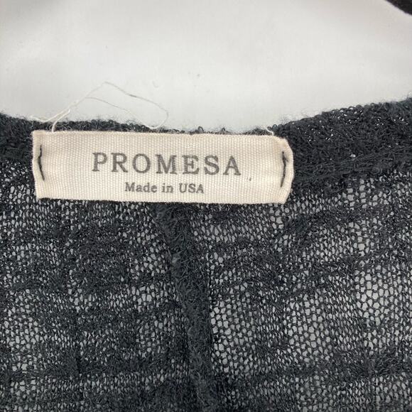 Promesa Ribbed Knit Light Open Cardigan Sweater Medium Womens Capsule - Picture 4 of 9